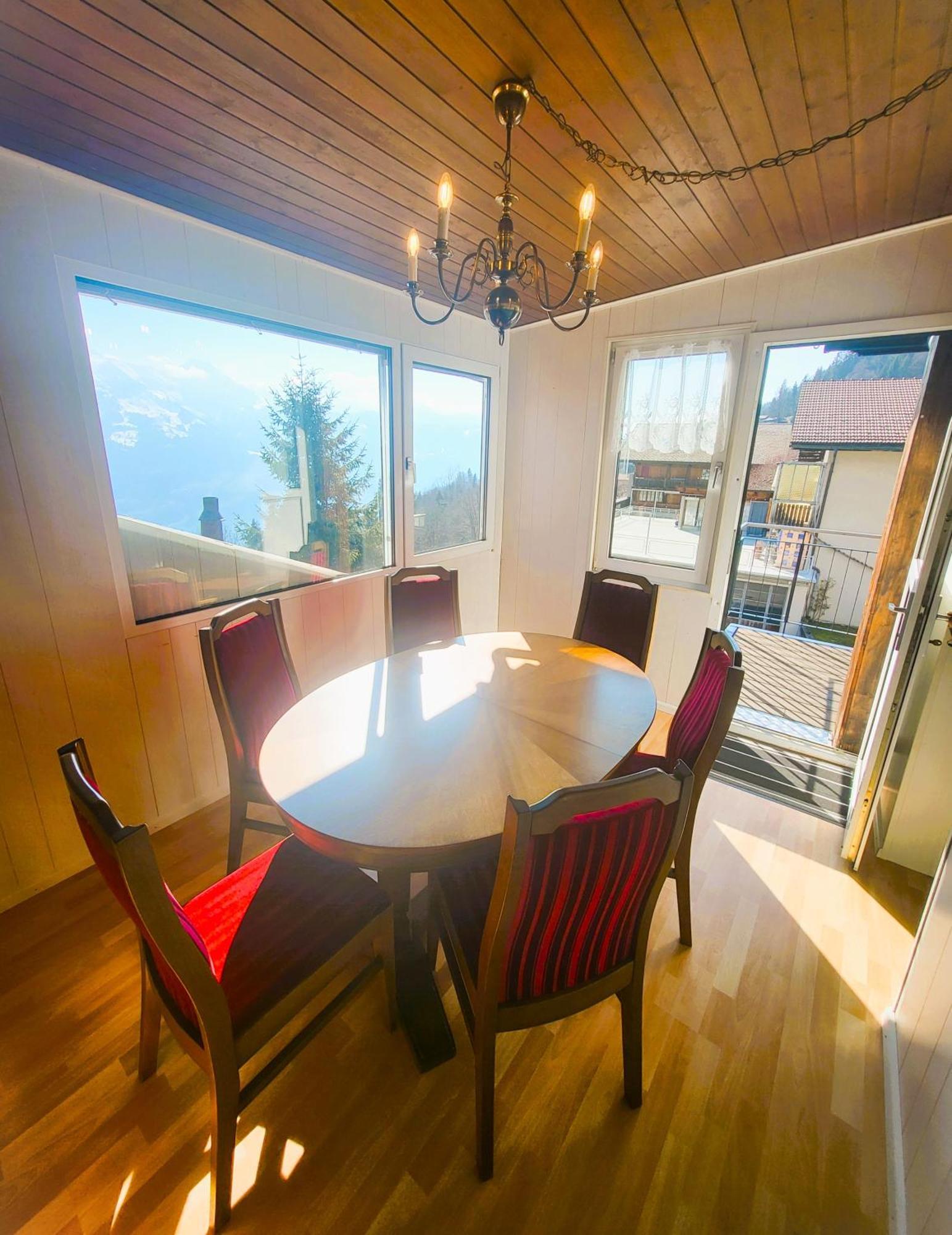 Chalet Lilo 4 Zimmer Big View Беатенберг Екстериор снимка